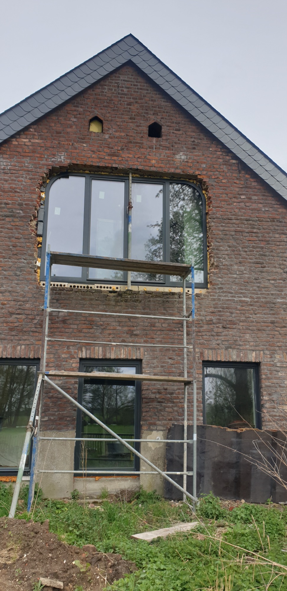 Rekonstruktion historischer Klinkerbögen - Vorher